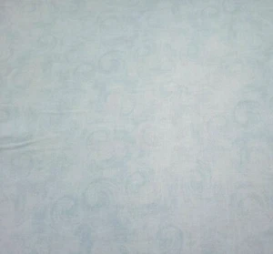 All About Boys BTY DBJ Quilting Treasures Tonal Baby Blue Blender Swirl - Picture 1 of 3