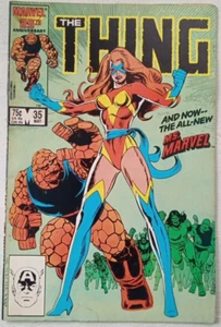 The Thing, número 35, First Ms Marvel, Sharon Ventura, 1985, Marvel Comics, MCU - Imagen 1 de 12
