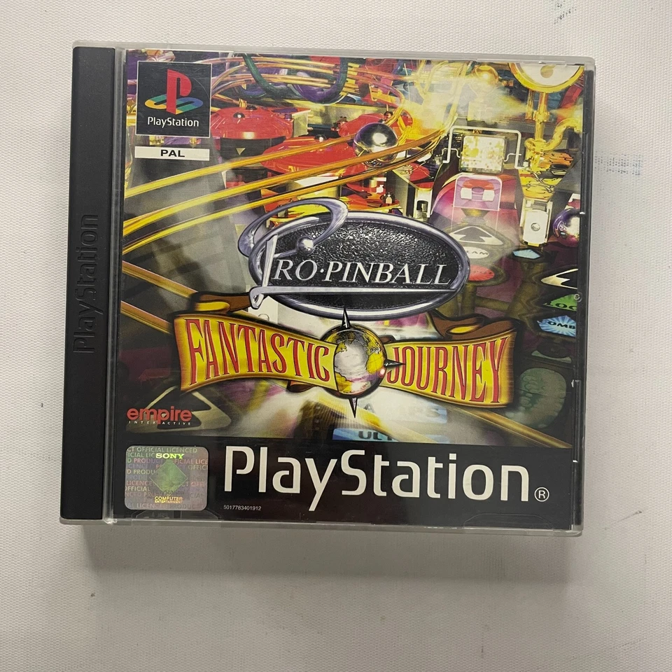 Pro Pinball Fantastic Journey Sony Playstation 1 PS1 PSX PAL Game w Manual - Image 1 of 3