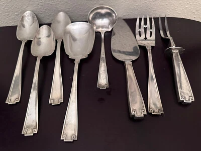 Piezas para servir de plata de ley etrusca GORHAM’ 1913 sello. 8, piezas.”L@@K” Foto 1 de 4