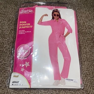 Barbie The Movie Erwachsene rosa Power Overall groß 12-14 Spirit Halloween Kostüm - Bild 1 von 3