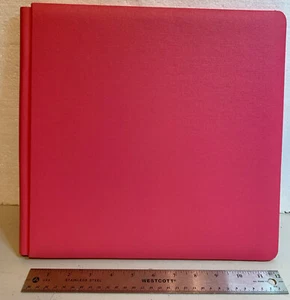 Creative Memories Flex-Hinge 12X12 Scrapbook Album Rose Pink - Picture 1 of 4