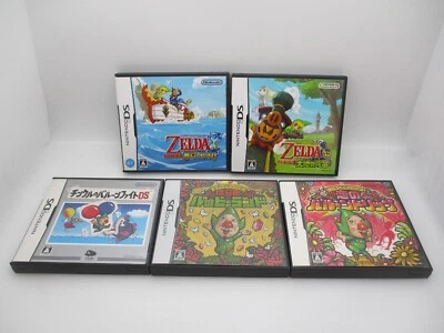 DS The Legend of Zelda Daichi Mugen, Tingle barairo, balloon 5Games Set Japan - Image 1 of 4