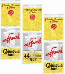 KAFFEE: AUTHENTISCHES GIANDUIOTTO TURIN - 3 ZELLOPHANUMSCHLÄGE 70/80er Jahre - Bild 1 von 1