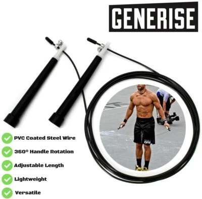 Skipping Rope Adult Adjustable Jump Rope For Boxing Exercise Fitness Training UK - Image 1 of 4