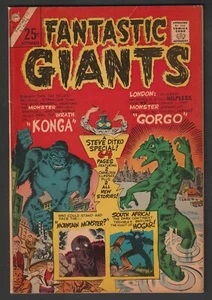 Charlton FANTASTIC GIANTS No. 24 Lot (1966) Konga! Gorgo! Ditko Special! VG/FN - Picture 1 of 2