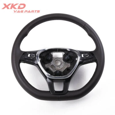 Volante multifunción marrón con control de crucero y ajuste ACC para VW Tiguan Foto 1 de 4