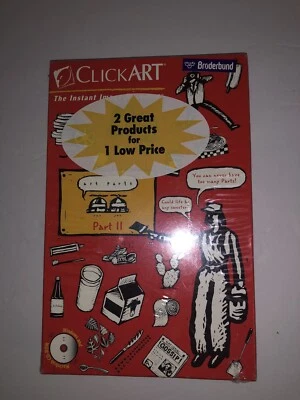 Click Art Art Parts Collection- Computer Software- SEALED NEVER OPENED 1996 - Image 1 of 4