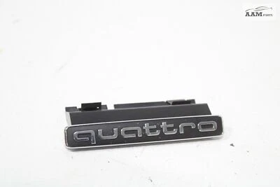 AUDI A4 QUATTRO B9 2017-2019 PARACHOQUES DELANTERO PARRILLA CENTRAL PLACA DE IDENTIFICACIÓN LOGOTIPO OEM Foto 1 de 4