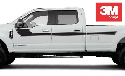 Calcomanía gráfica de vinilo corta hockey 3M 2017 2018 Ford F250 Super Duty doble platón largo Foto 1 de 4