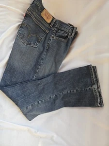Levis 550 Jeans Women's Size 10 M Blue Denim Relaxed Bootcut - Picture 1 of 10