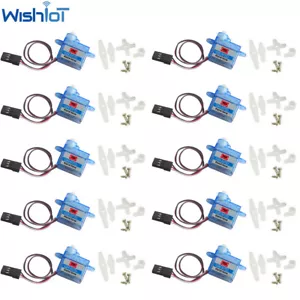 10 Stück Super Light 3,7g Micro Servo Mini Digital Servo für Arduino DIY Auto Boot - Bild 1 von 4