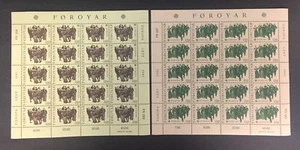 FAROE ISLANDS - MINIATURE SHEETS OF 20 XV NH - Picture 1 of 1