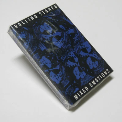 ROLLING STONES Mixed Emotions 1989 US CASSETTE Single SEALED Steel Wheels JAGGER - Image 1 of 2