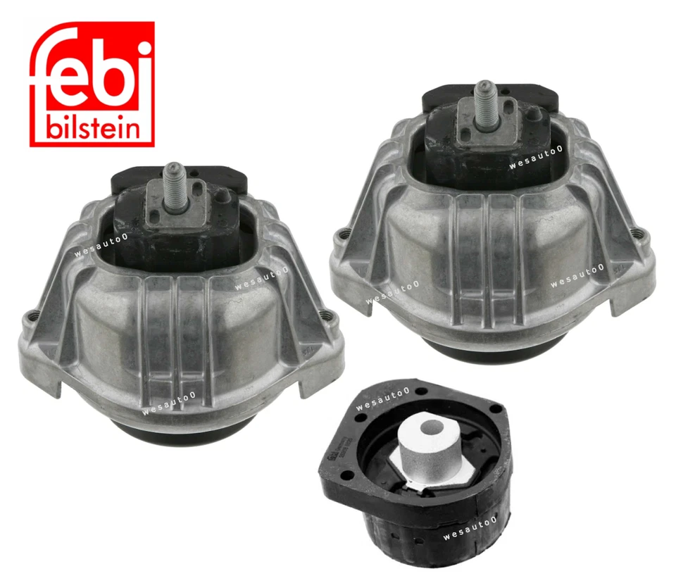 Engine Motor Mount & Transmission Mount Set 3pcs OES for BMW 325xi 328xi 328i xd - Image 1 of 1