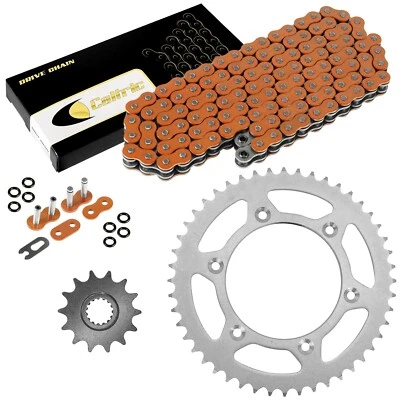 Orange O-Ring Drive Chain & Sprockets Kit for KTM 525 Exc Sx 2003-2006 - Image 1 of 4