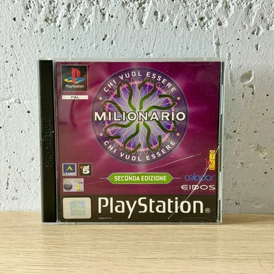 CHI VUOL ESSERE MILIONARIO GIOCO PS1 PLAYSTATION 1 PAL ITALIANO COMPLETO - Immagine 1 di 3