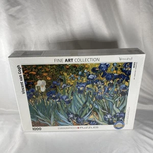 Eurographics Irises by Van Gogh 1000 piece jigsaw puzzle 680mm x 480mm (pz) - Picture 1 of 5