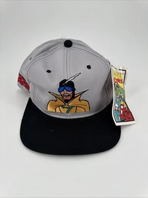 VINTAGE 1994 Captain Terror Speed Racer hat grey & black American Needle Cap NEW - Image 1 of 4