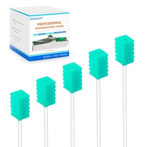 Oral Swabs Disposable - Longer Mouth Swabs Individually Wrapped - Unflavored,... - Picture 1 of 7