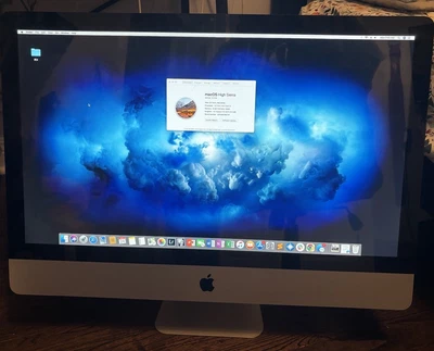 Apple iMac A1312 27” 3.2 GHZ i3 8GB Ram 1TB HDD High Sierra - Image 1 of 2