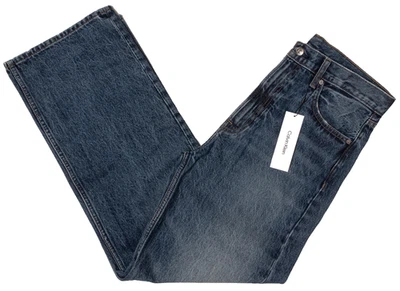 JEANS CALVIN KLEIN NUEVOS CON ETIQUETAS PARA HOMBRE HOLGADOS DESGASTADOS talla 32 X 32 AZUL CK DESTEÑIDO Foto 1 de 4