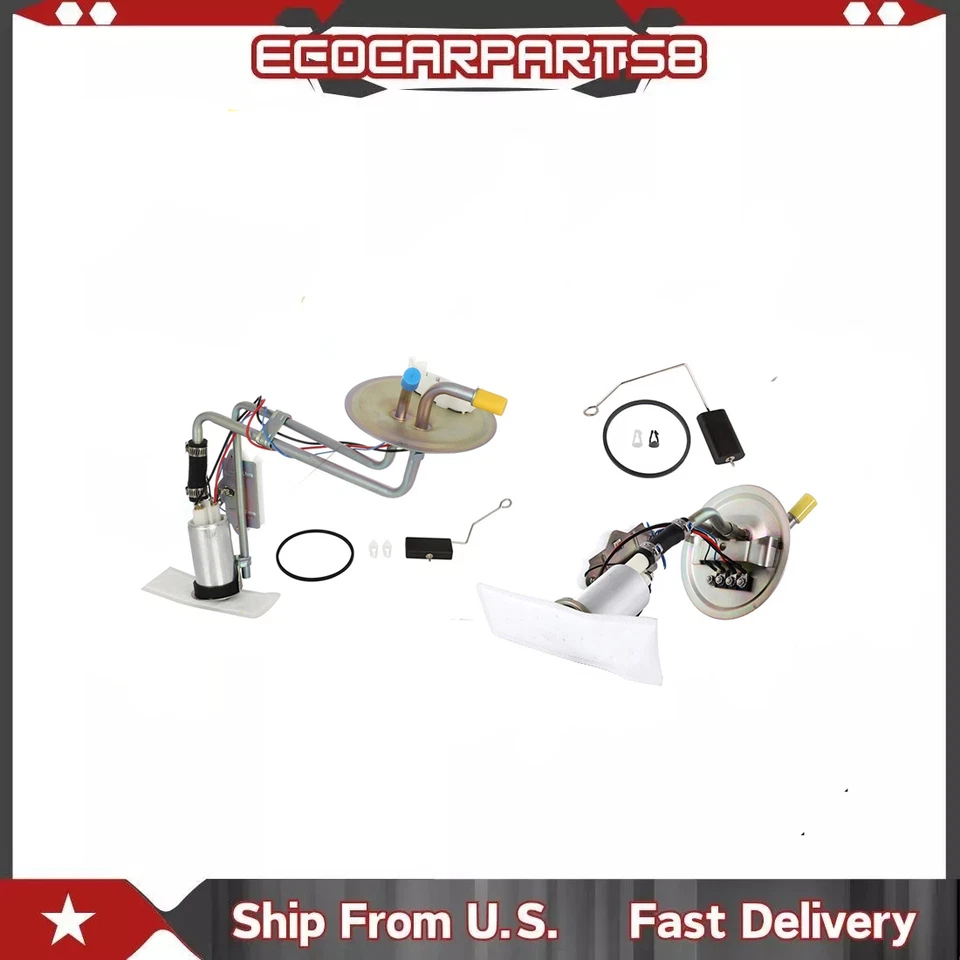 Front & Rear Fuel Pump For 1989-1987 Ford F-150 F-250 4.9L 5.0L 5.8L 37.2 Gal. - Image 1 of 1