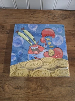 New Nickelodeon Sponge Bob Squarepants Birthday Party Napkins Mr Krabs 16 Count - Image 1 of 2