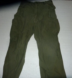 Pantalones cargo militares BDU VINTAGE para hombre grandes verdes Ripstop C-27 - Imagen 1 de 5