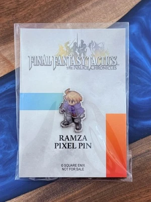 PAX West 2025: Final Fantasy Tactics Ramza Pixel Pin - Panel Exclusive - Image 1 of 2
