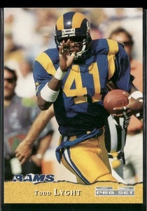 Todd Lyght 1993 Pro Set #231 Los Angeles Rams - Picture 1 of 2