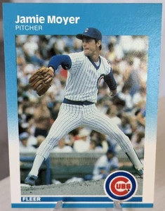 Jamie Moyer 1987 Fleer #570 RC Chicago Cubs - Bild 1 von 2