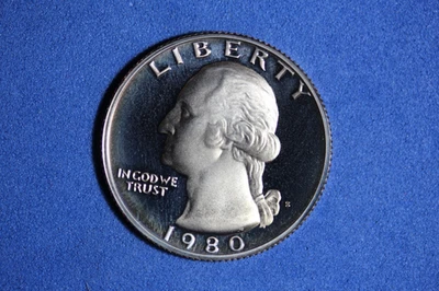 Estate Find 1980 S Proof Clad Washington Quarter #K57803 - Image 1 of 2