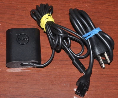 Original AC Adapter Dell computer power adapter DA45NM180 45W USB C - Image 1 of 3