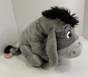 Genuine Authentic EEYORE Plush Gray Detachable Tail 16" Winnie Pooh Disney Store - Picture 1 of 9