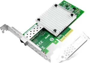 10Gb PCIE X4 Network Card,Single SFP+ Port Ethernet Adapter, with 1ntel 82599EN - Picture 1 of 6