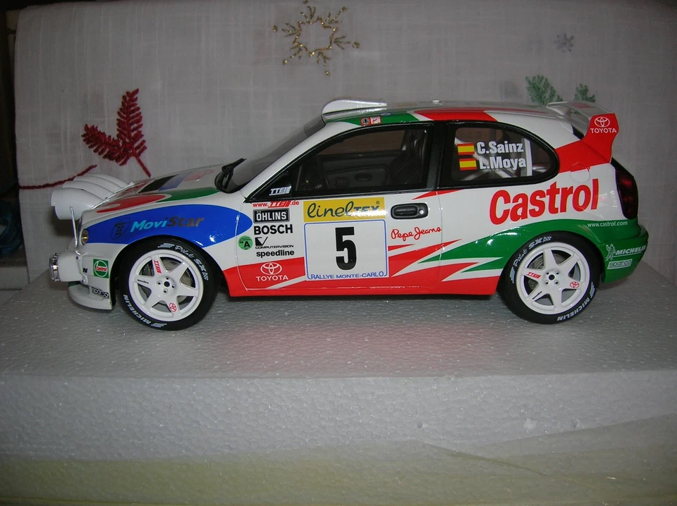 Toyota Corolla night winner Montecarlo 98 Sainz 1/18 Otto Ottomobile  cod. OT395 - Immagine 1 di 4