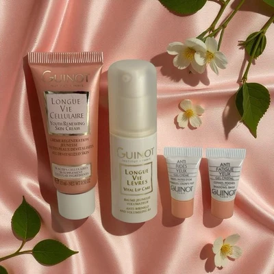 Crema renovadora Guinot Youth - 0,51 fl oz y cuidado labial vital Guinot - 0,5 fl oz Foto 1 de 4