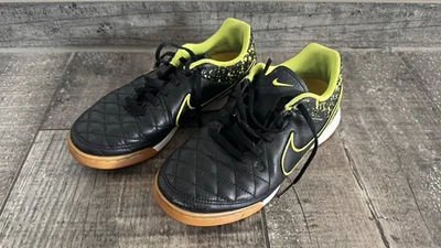 Nike Tiempo Kinder Turnschuhe Hallenschuhe 36 Schwarz Fußball Fußballschuhe - Bild 1 von 4