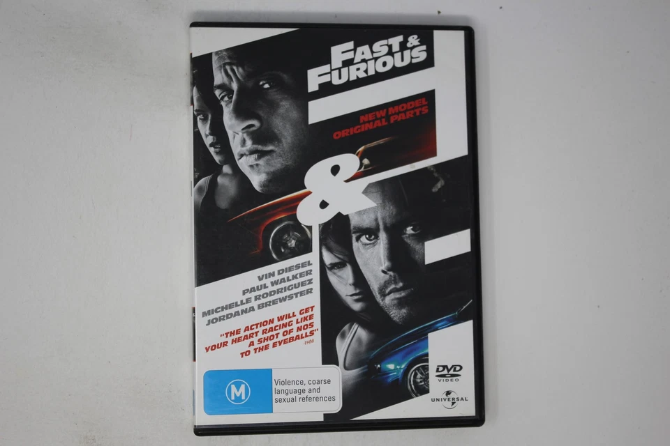 Fast & Furious DVD Vin Diesel Paul Walker Movie - Image 1 of 1
