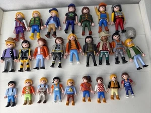 Playmobil figures lot 25 people plus parts  - Picture 1 of 5