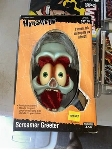 Gemmy Screamer Greeter Halloween Talking Animated Motion Activated Decoration - Picture 1 of 4