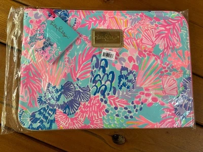 NUEVO Lilly Pulitzer Splendor in the Sand Tech Pouch Juego Multiusos Foto 1 de 4
