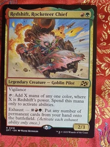 Redshift, Rocketeer Chief Aetherdrift Magic The Gathering MTG card rare - Picture 1 of 1