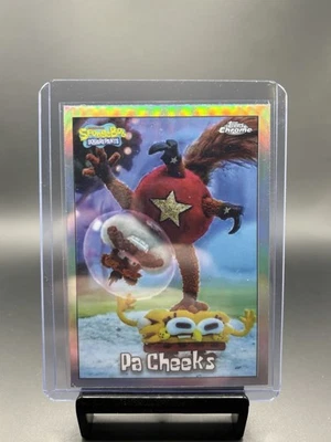 Pa Cheeks Topps Chrome SpongeBob Squarepants Refractors 2025 #113 - Image 1 of 2