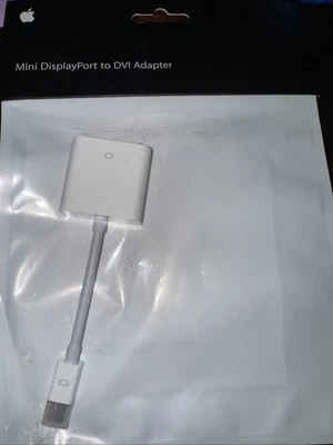 Genuine Apple Thunderbolt Mini DisplayPort to DVI Cable Monitor Adapter (A1305) - Image 1 of 4