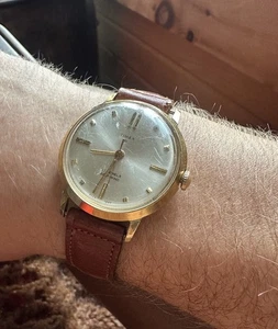 1964 Timex 21 Men’s 34MM 21 Jewel Self-wind Automatic Watch Running 6824 7464 - Picture 1 of 7