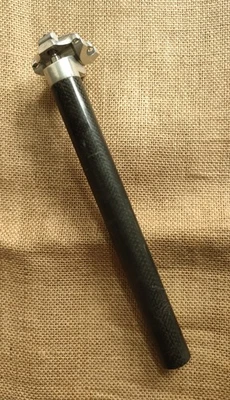 Used carbon seat post Sattelstütze Colnago C40 C50 27.2mm x 285mm for parts - Bild 1 von 4