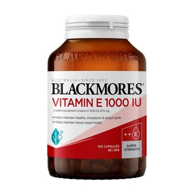 Blackmores Vitamin E 1000 IU 100 Capsules - image 1 of 3