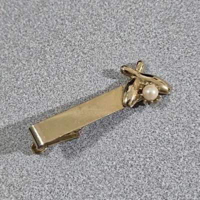 Circle K Bowling Vintage Tie Bar Clip League 300 Average Score Strike Pearl - Image 1 of 4